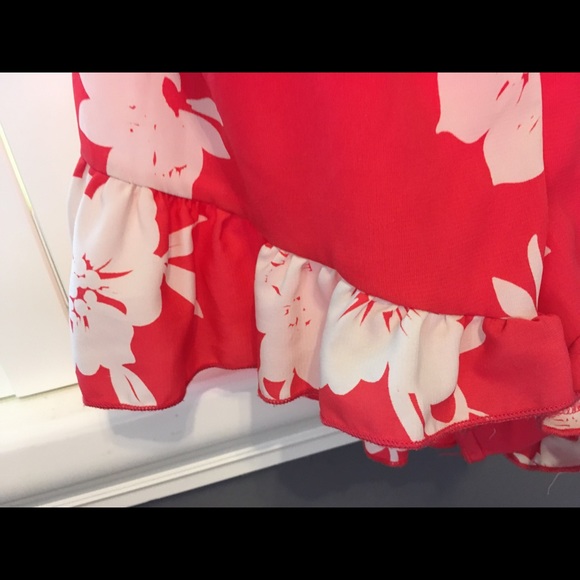 Henrigirl Floral Scoop Back Ruffle Romper - Picture 5 of 10